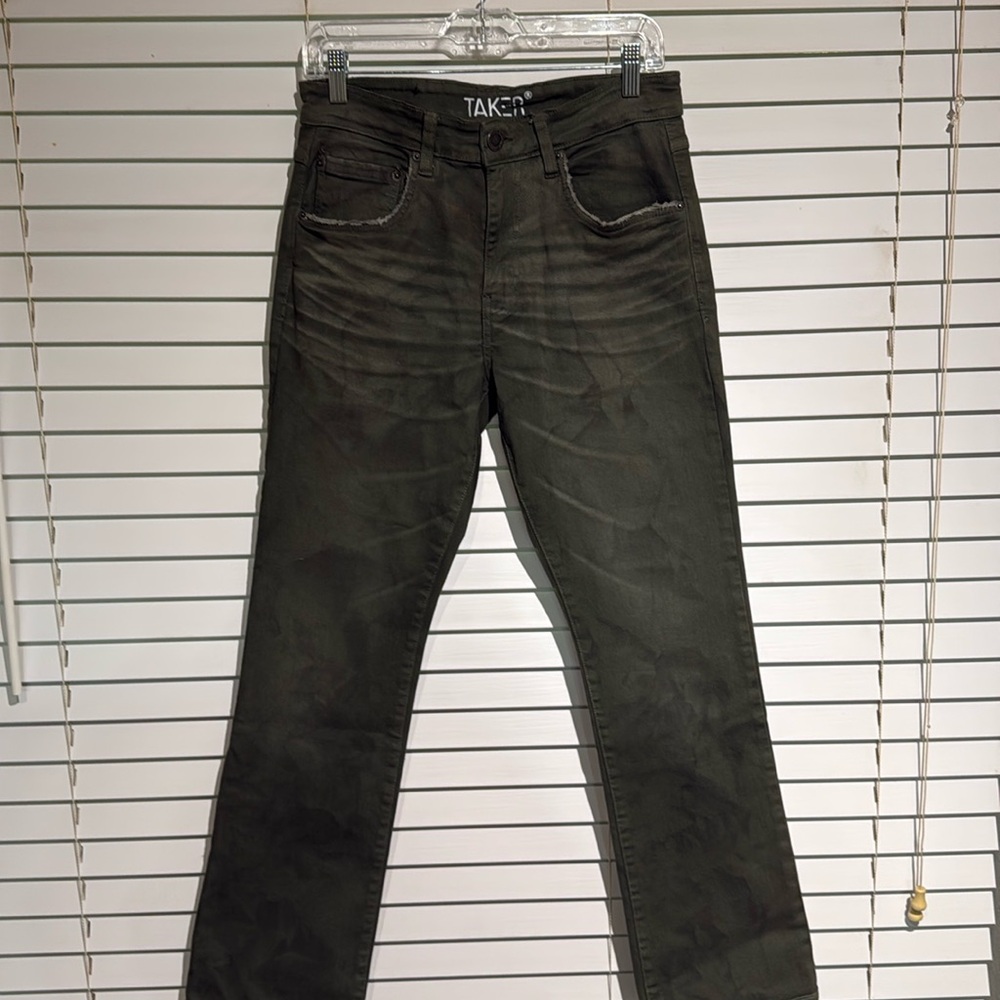 Army green jeans size 32x38